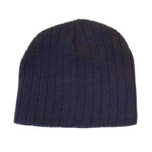 Tongariro School Cable Knit Beanie Navy