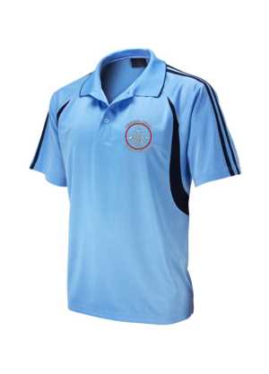 Tongariro School Kids Polo Sky/Navy